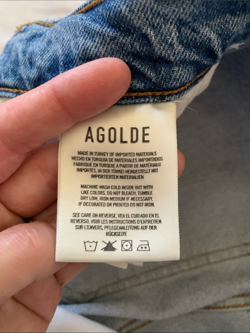 Agolde Riley Crop Jeans - Picture 4 of 5